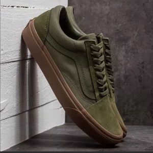 Vans Classic Old School - Very Rare Green with Gum Bottoms
